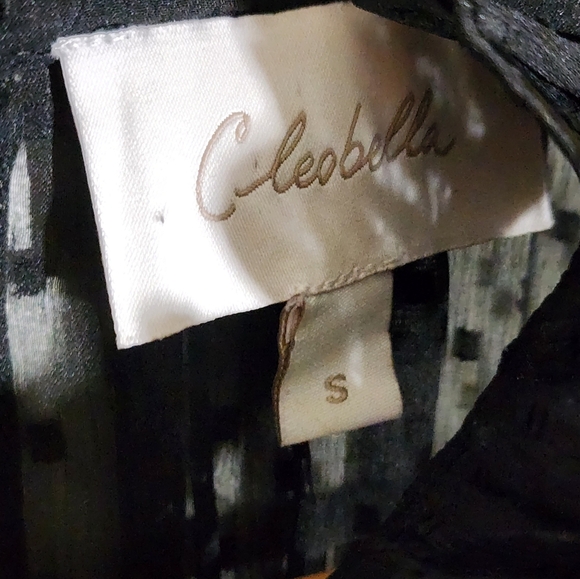 Cleobella Black Ruffled Long Sleeve Dress - Picture 4 of 5